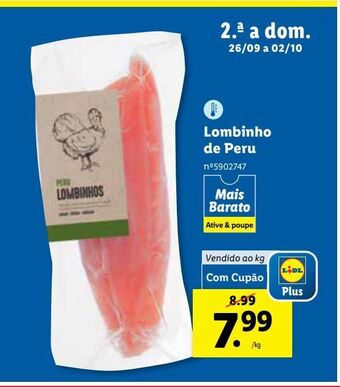 Lidl Filé de peru promoção