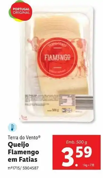 Lidl Queijo fatiado terra do vento promoção