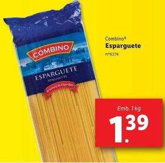 Lidl Esparguete combino promoção