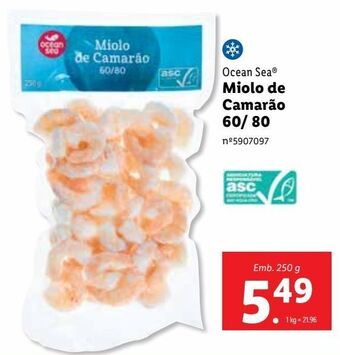 Lidl Camarão ocean sea promoção
