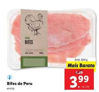 Lidl Filé de peru promoção