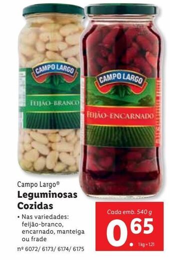 Lidl Legumes promoção