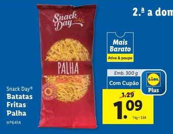 Lidl Batata palito snack day promoção