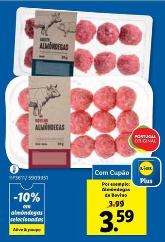 Lidl Almôndegas promoção