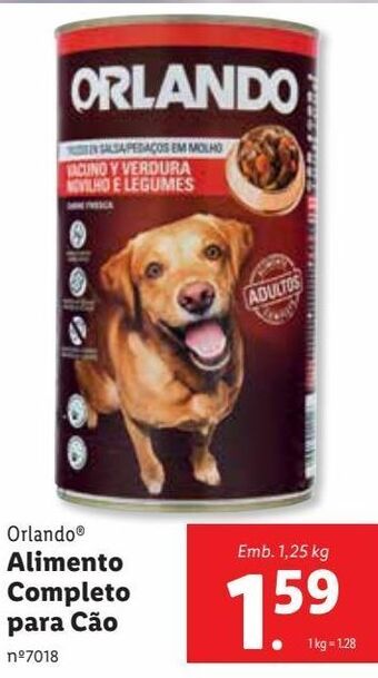 Lidl Ração para cães orlando promoção