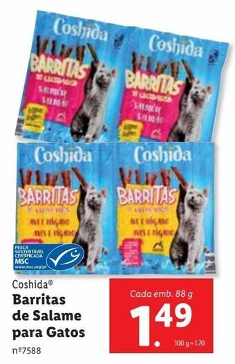 Lidl Comida para gatos promoção