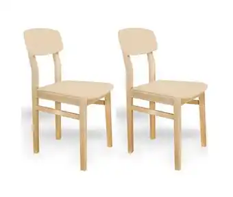 Conforama Pack 2 uds. cadeira de cozinha wooden jimena promoção