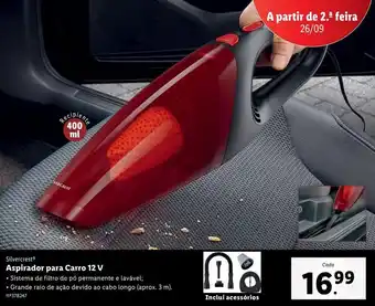 Aspirador de carro silvercrest