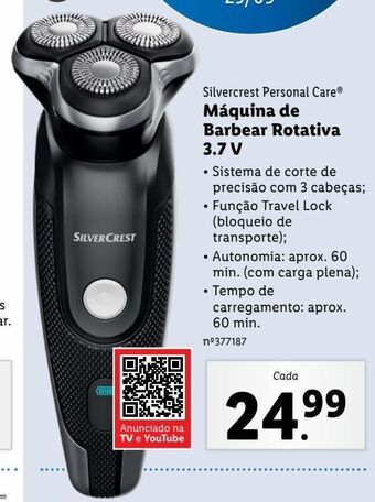 Lidl Máquina de barbear eléctrica silvercrest promoção