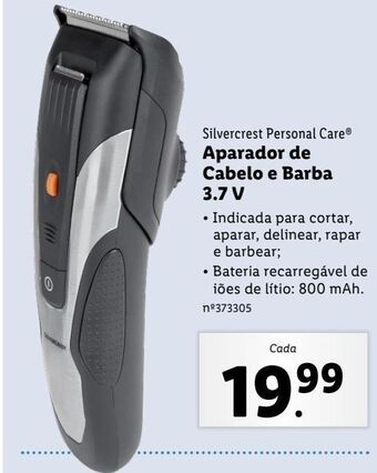 Lidl Cortador de cabelo silvercrest promoção