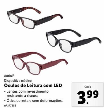 Lidl Óculos promoção