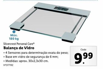 Lidl Balança digital silvercrest promoção