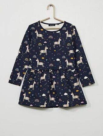 Kiabi Vestido evasé com estampado promoção