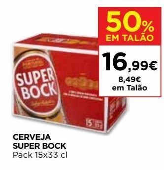 El Corte Inglés Cerveja super bock promoção