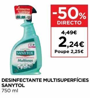 El Corte Inglés Desinfetante sanytol promoção