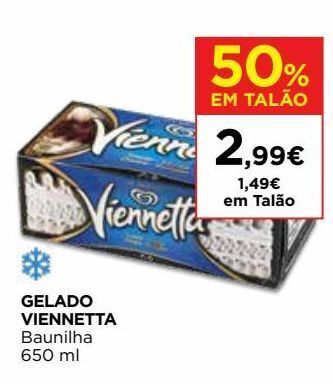 El Corte Inglés Gelados viennetta promoção