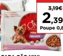 El Corte Inglés Ração para cães purinaone promoção