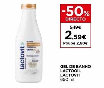 El Corte Inglés Gel de banho lactovit promoção