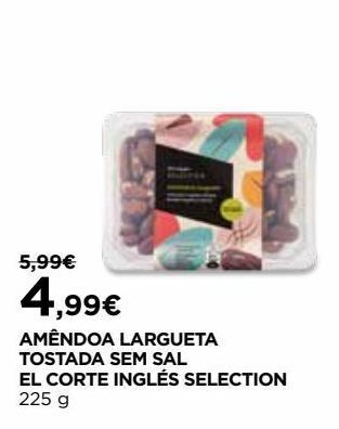 El Corte Inglés Amêndoas promoção