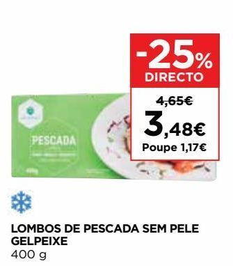 El Corte Inglés Peixe gelpeixe promoção