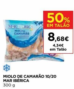 El Corte Inglés Camarão mar ibérica promoção