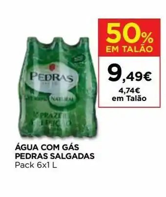 El Corte Inglés Água pedras promoção