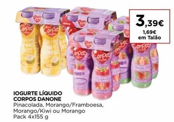 El Corte Inglés Iogurte corpos danone promoção