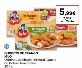 El Corte Inglés Nuggets de frango iglo promoção