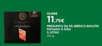 El Corte Inglés Presunto 5 jotas promoção