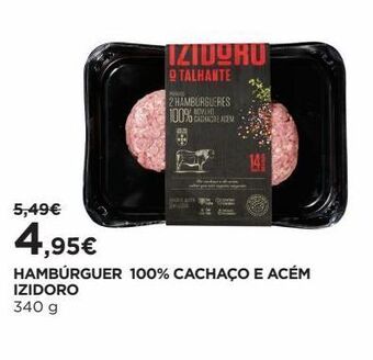 El Corte Inglés Hambúrguer izidoro promoção