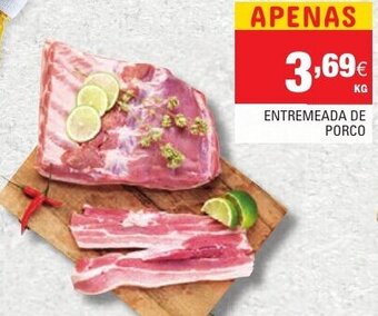 Continente Entremeada de Porco promoção