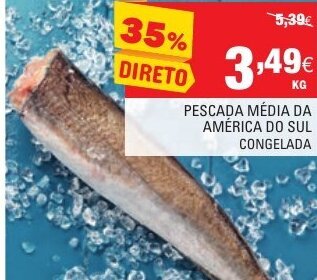 Continente Pescada Média da América do Sul Congelada promoção