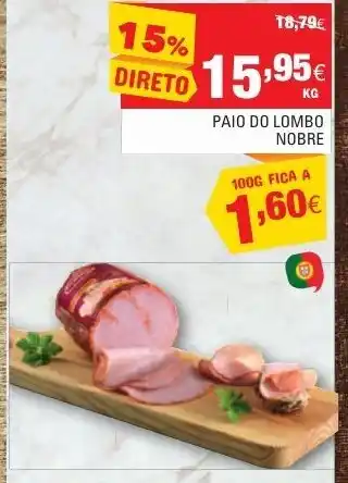 Continente Piao do Lombo Nobre promoção