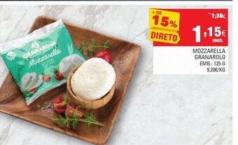 Continente Mozzarella Granarolo 125g promoção
