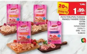 Peito Peru/Peru Fumado/Frango/FIambre Perna Extra Nobre 110g