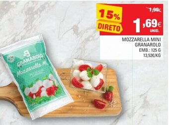 Continente Mozzarella Mini Granarolo 125g promoção