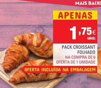 Continente Pack Croissant Folhado promoção