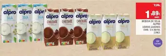 Continente Bebida de Soja Alpro 3x250ml promoção
