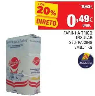 Continente Farinha Trigo Insular 1kg promoção