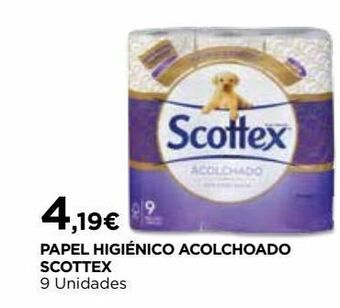 Papel higiênico scottex
