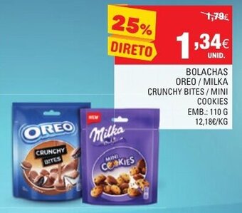 Continente Bolachas Oreo / Milka 110g promoção