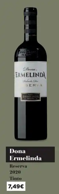 Vinho tinto ermelinda