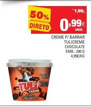 Creme P/Barrar Tulicreme Chocolate 200g