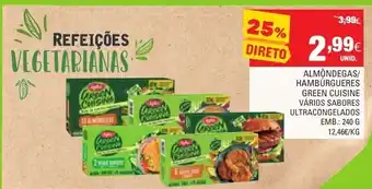 Almôndegas/Hambúrgueres Green Cuisine 240g