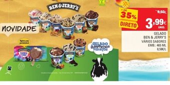 Gelado Ben & Jerry's 465ml