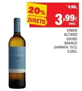 Continente Vinho Altano Douro Branco 75cl promoção