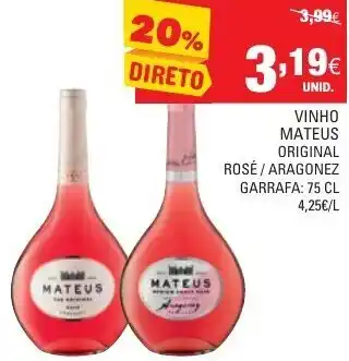 Continente Vinho Mateus Original 75cl promoção