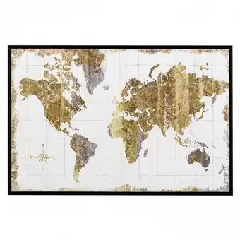 Quadro mapa mundo
