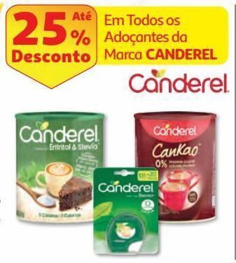 Auchan Adoçante natural canderel promoção