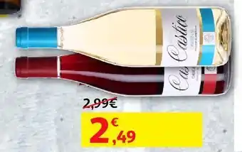 Auchan Vinho tinto castiço promoção